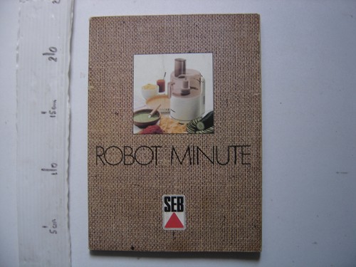 Livret vintage recette robot - livret,