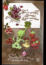 POUPEE de CHIFFON / TREFLE PORTE-BONHEUR / NENETTE & RINTINTIN vers 1920