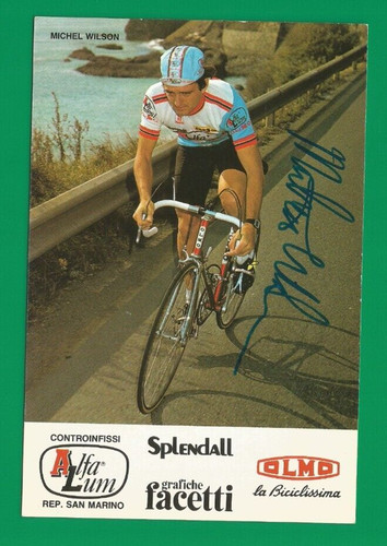 Cyclisme carte cycliste michel - carte,