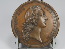 MEDAILLE LOUIS XV MARIAGE AVEC MARIE THERESE - 1745 - MARTEAU