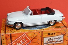 NOREV  = PANHARD PL17 CABRIOLET  1961 BLANC + BOITE D ORIGINE TBE #1/43
