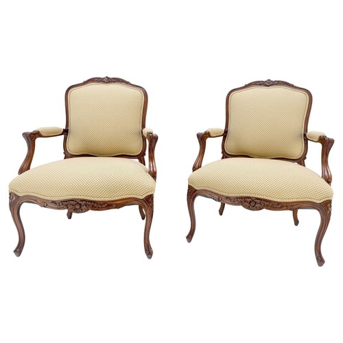 Pair fine carved - of,