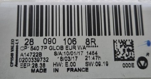 Ecran gps renault megane - megane, 4