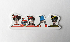 vianille - Sticker Où est Charlie Where's Waldo -  7 x 2 cm