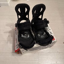 Fixations de snowboard Burton Mission taille moyenne couleur noir