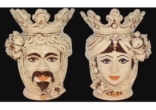 Tête homme femme en - tête,