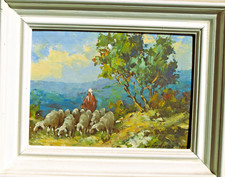 Huile sur isorel  de FORTUNE