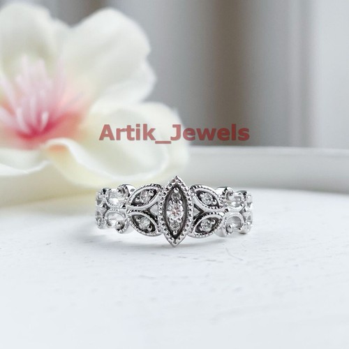Moissanite rond avec 14k - moissanite,