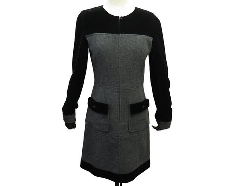 Robe chanel longue zip - longue,