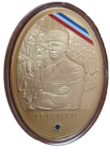 Gaulle médaille avec - de,