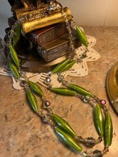 Collier 2 rangs perles pâte