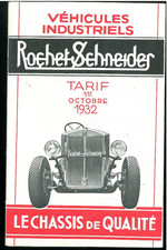 5 Brochures Chassis ROCHET