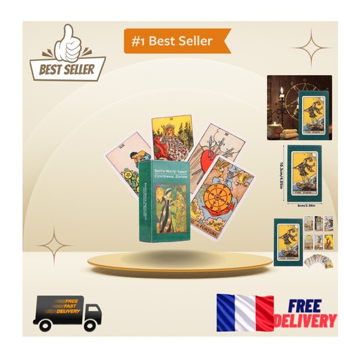 Jeu tarot holographique - jeu, de