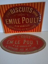 Plaque biscuits emile - plaque,