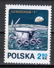 Pologne 1971 MNH Mi 2122 Sc 1850 Luna 17 mission lunaire sans pilote URSS **