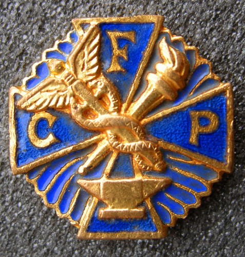 Cfp buttonhole badge french - cfp,