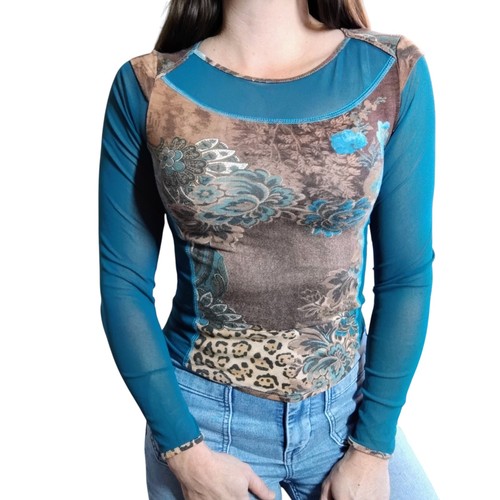Y2k lulu paris top - h,