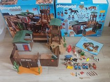 Playmobil Western 5245 – Fort Brave avec boîte et notice – quasi complet