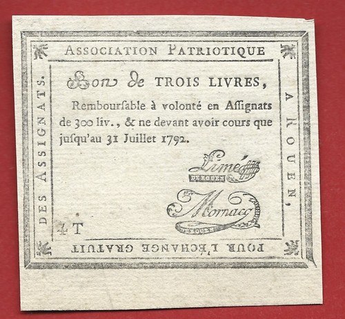 Assignat billet rouen - assignat,