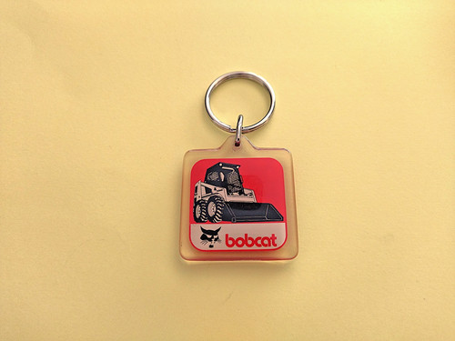 Ancien porte clés bobcat - ancien,