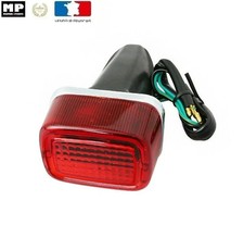 Feu arrière stop éclairage universel moto trial enduro mobylette Vintage Retro .