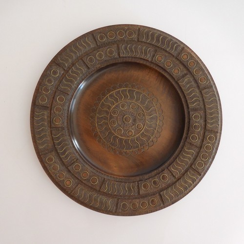 N2752 assiette plat ethnique - assiette,
