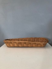 corbeille pain osier vintage