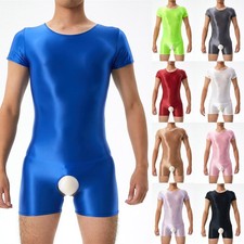 Body homme sans manches sans entrejambe sous vêtement string extensible body