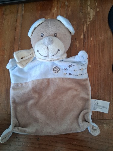 Doudou plat chien nicotoy bleu - doudou,