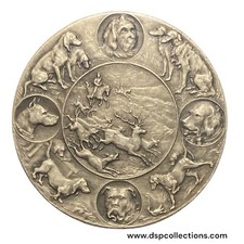 RARE MEDAILLE, 1er PRIX EXPOSITION SOCIETE CANINE de L'EST 1936 #P5C11