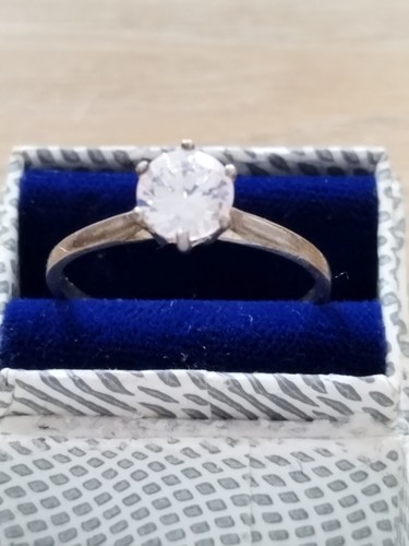 Bague solitaire argent - solitaire,