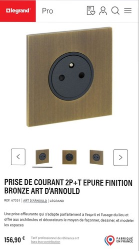 Prise art arnould épure - prise,