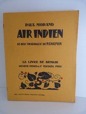 Paul MORAND "Air indien" édition illustrée avec DESSIN ORIGINAL de RENEFER