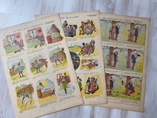 Lot 3 planches "Imagerie