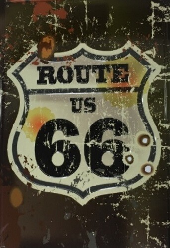 Plaque decorative route - plaque,