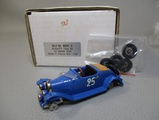 AT045 MCM 1/43 Bugatti Type 40 Le Mans 1930 #25 Roues à monter REF 2