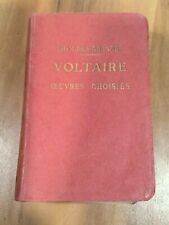 RARE VOLTAIRE COLLECTION CH-M DES GRANGES  OEUVRES CHOISIES 1937