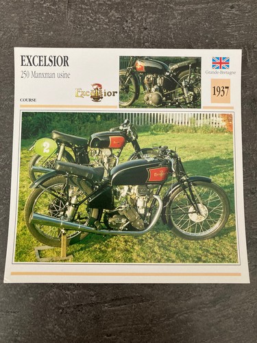 Carte fiche moto collection - carte,