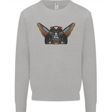 Ancien Egypte Ailé Chats Oeil De Horus Hommes Pull