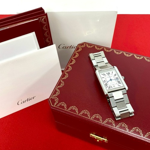 Montres cartier tank solo - solo, xl