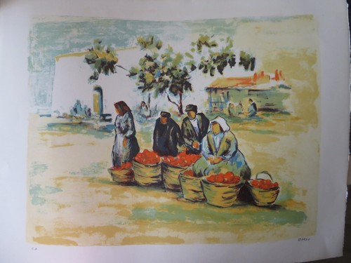 Zarou litho - zarou, (1930-2013)