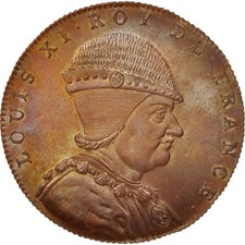 France, Medal, Louis XI
