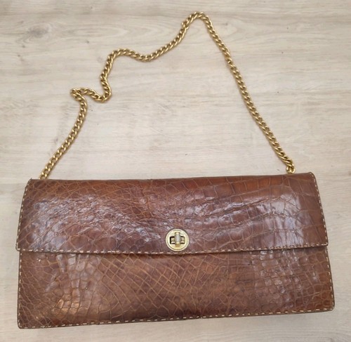 Vintage sac main pochette - à,