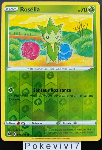 Carte pokemon roselia - pokemon,