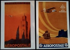 Lot de 2 Entiers Postaux Monde 20 gr Aeropostal Carte Prêt a Poster N°3