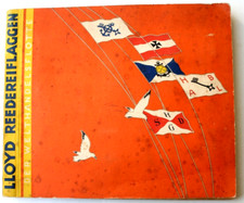 20133 Brinkmann Lloyd Reederei-Flaggen Le Welt-Handelsflotte Navires 1933 Cartes