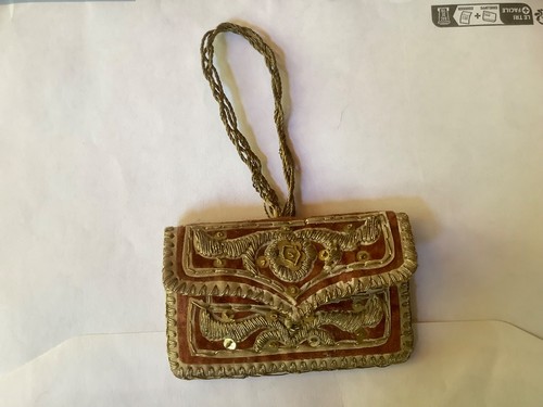 Porte monnaie ancien tissu - porte,