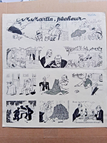 Dessin original signé - , pierre