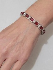 Bracelet tennis en plaqué or