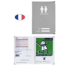Protège carnet de santé Gris